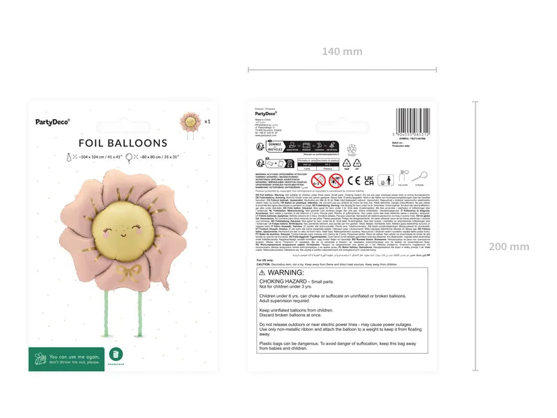 Foil Balloon Blush Pink Flower - FB273-081RM