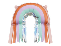 Foil Balloons Rainbow with Fringes