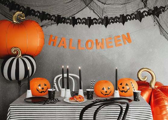 Striped Pumpkin 21 in. - Party Deco USA