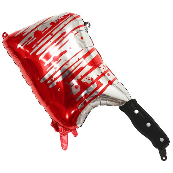 Bloody Cleaver Foil Balloon 35 in. - PartyDeco USA