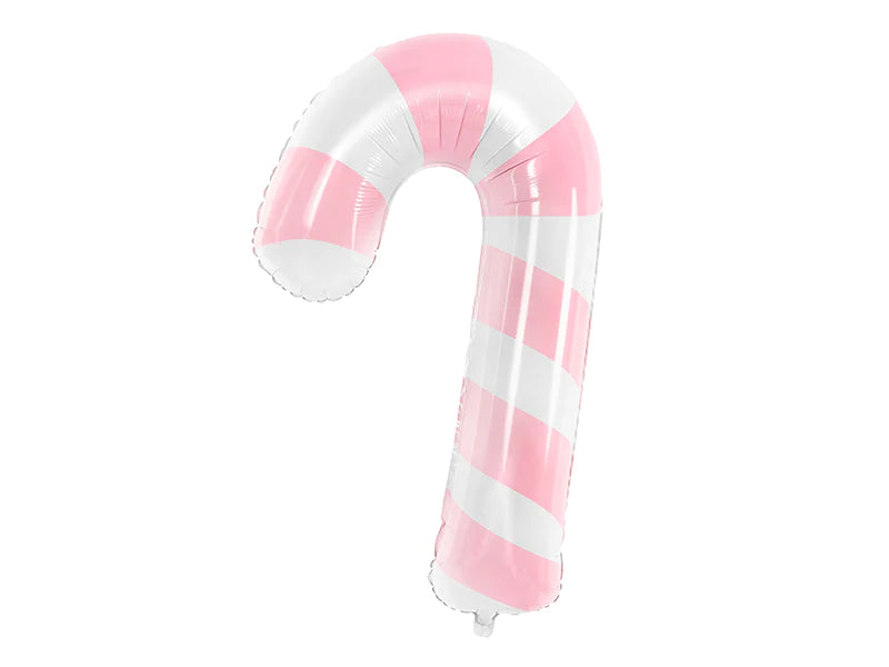 Pink Candy Cane Foil Balloon 32in
