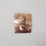 Rose Gold Confetti Foil 1cm