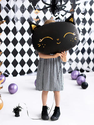 Cute Black Cat Foil Balloon 19"