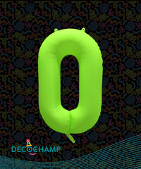 DecoNumber Neon Green 