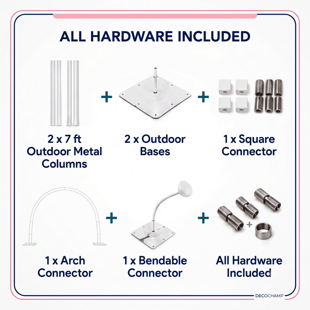 Decochamp Ultimate All-in-One Modular Outdoor Frame Kit - FestiUSA