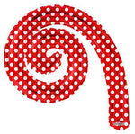 Red Polka 5-pack Kurly Spiral Foil 14" in