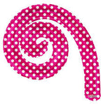 Pink Polka 5-pack Kurly Spiral Foil 14" in