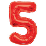 Number 5 Red - 34" in
