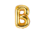 Gold Foil Letter B - 14 in. - PartyDeco USA