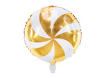 Gold Candy Round Foil Balloon 18 in