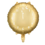 Gold Clock Foil Balloon 18 in.