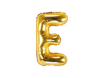 Gold Foil Letter E - 14 in. - PartyDeco USA