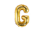 Gold Foil Letter G - 14 in. - PartyDeco USA