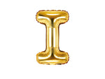 Gold Foil Letter I - 14 in. - PartyDeco USA