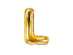 Gold Foil Letter L - 14 in. - PartyDeco USA