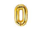 Gold Foil Letter O - 14 in. - PartyDeco USA