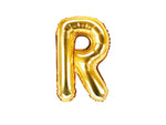 Gold Foil Letter R - 14 in. - PartyDeco USA
