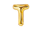 Gold Foil Letter T - 14 in. - PartyDeco USA