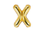 Gold Foil Letter X - 14 in. - PartyDeco USA