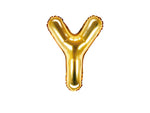 Gold Foil Letter Y - 14 in. - PartyDeco USA