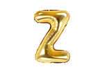 Gold Foil Letter Z - 14 in. - PartyDeco USA