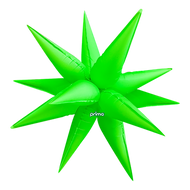 Non-Foil Starburst 3D Balloon -26in. (Choose Color)