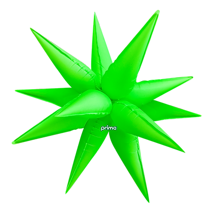 Non-Foil Starburst 3D Balloon -26in. (Choose Color)