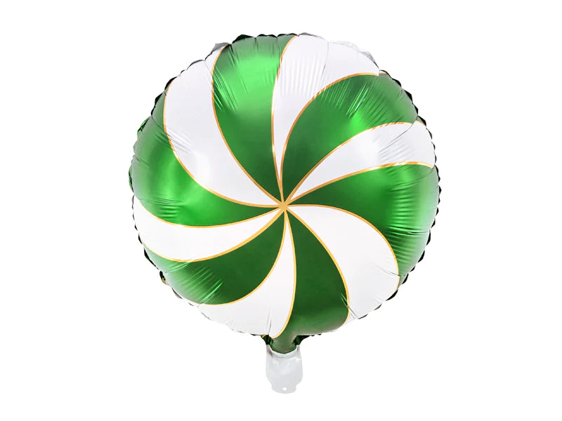 Green Candy Round Foil Balloon 18 in