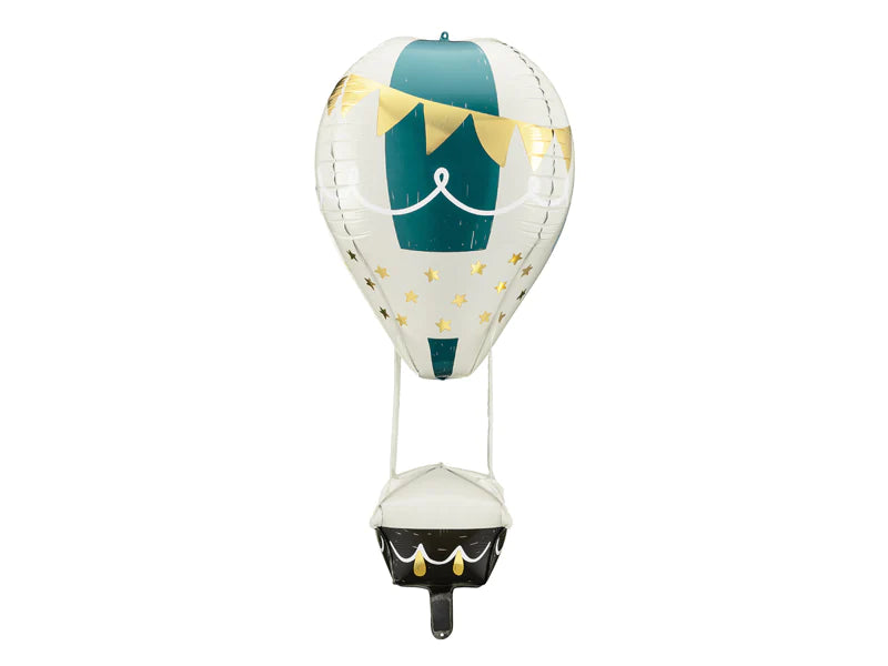 Hot Air Balloon 4D Foil Balloon 34 in PARTY DEC0