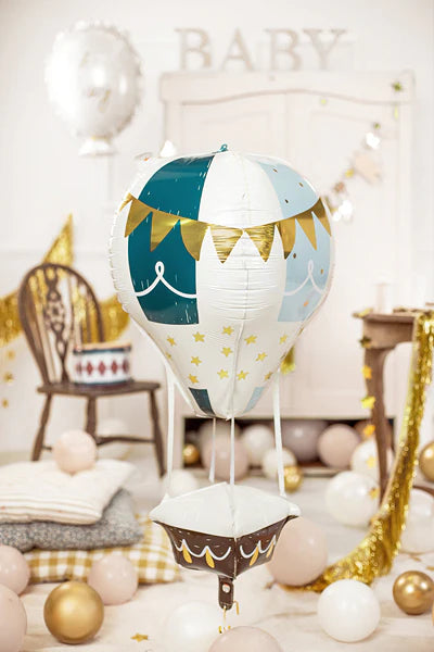 Hot Air Balloon 4D Foil Balloon 34 in