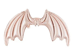 FOIL BALLOON BAT WINGS HOLOGRAPHIC PINK (85X50CM) 19"