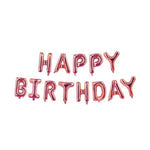 Rose Gold Happy Birthday Foil Balloon Banner Mylar Kits 16