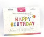 Candy Color Happy Birthday Foil Balloon Banner Mylar Kits 16"