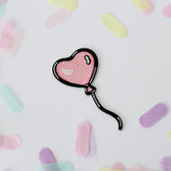POP HEART BALLOON EMBROIDERED PATCH