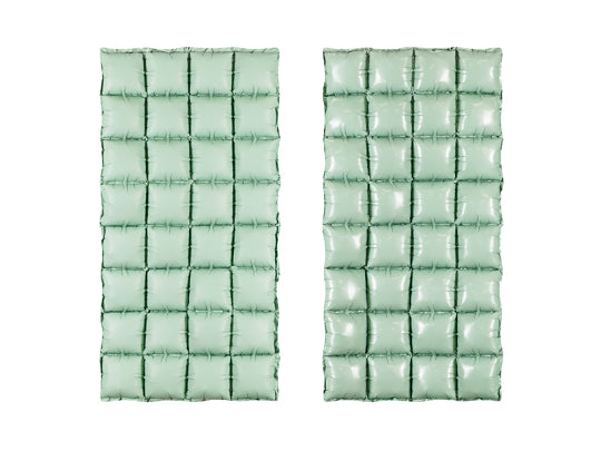 RECTANGULAR FOIL BALLOON BACKDROP DOUBLE-SIDED SAGE (72x143CM) 28"x56"