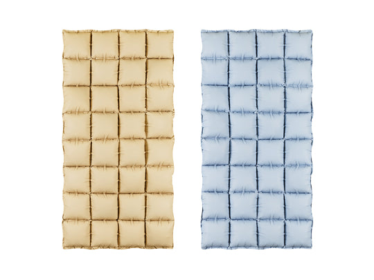 RECTANGULAR FOIL BALLOON BACKDROP DOUBLE-SIDED BEIGE-BLUE (72x143CM) 28"x56"