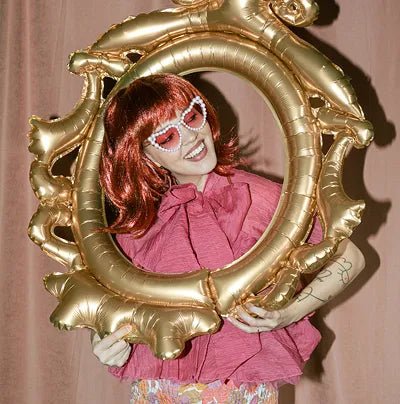FOIL BALLOON FRAME GOLD (78X95CM)