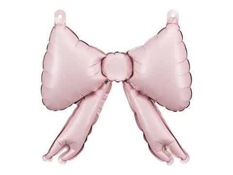 FOIL BALLOONS FOR GARLANDS BOW PINK (25.5X25CM) 11