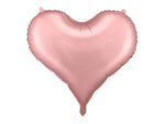 Light Pink Party Deco Solid Heart Shaped Foil Balloons - 29 in.