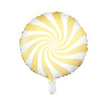 Light Yellow Candy Round Foil Balloon 18 in