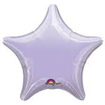 Chrome Lilac Star Shaped Foil Balloon 4" (5 Units per package)