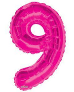 Number 9 Hot Pink - 34" in
