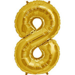 Number 8 Gold - 34" in