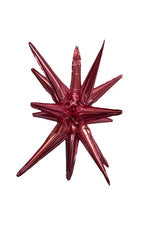 Starburst 3D Foil Balloon - 22" Pink