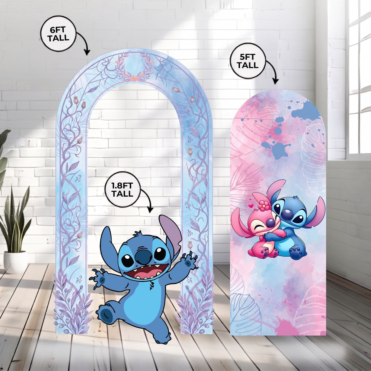 Premium Lilo and Stitch Backdrop Bundle