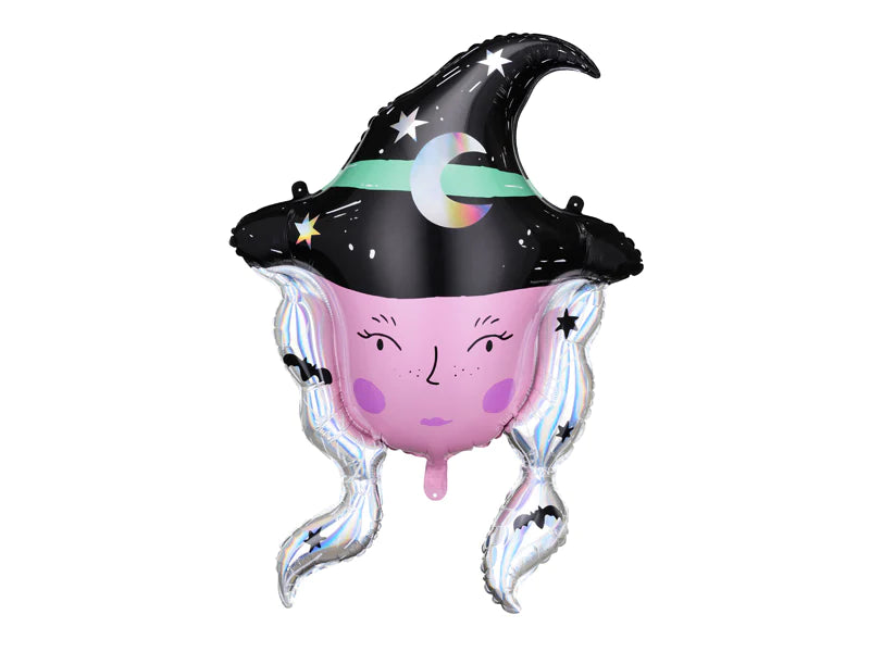 Purple Witch Foil Balloon 34"