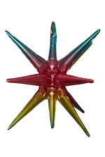 Starburst 3D Foil Balloon - 22" Rainbow