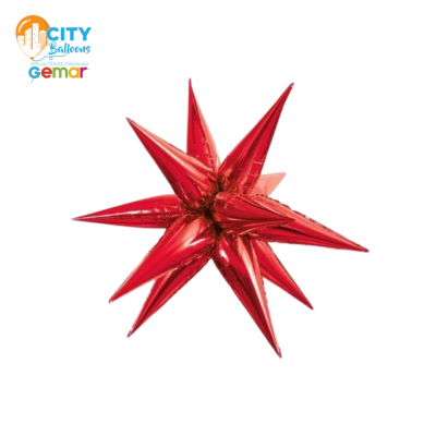 Starburst 3D Foil Balloon - 40 in. (Choose Color)