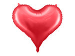 Red Party Deco Solid Heart Shaped Foil Balloons - 29 in.