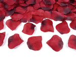 Red Rose Petals (500 pieces) - PartyDeco USA